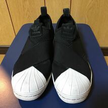 adidas(黒)スリッポン_画像1