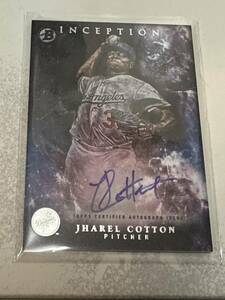 bowman inception JHAREL COTTON AUTO オリックス　直筆サイン