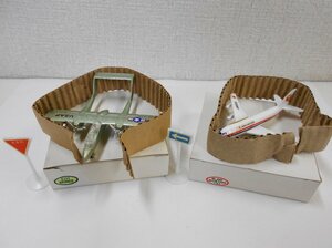 Zylmex ジルメックス 飛行機 2点セット A111 BRONCO / A105 BOEING 747 香港製 当時物 【大33】