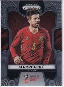 2018PANINI PRIZM　No.208　GERARD PIQUE　ジェラール・ピケ　スペイン代表