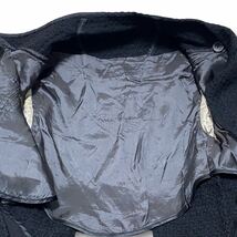 Rick Owens OLMAR and MILTA リックオウエンス イタリア製 ウール ニット ジャケット コート 部分カーフレザー 黒 ブラック サイズ 40_画像5