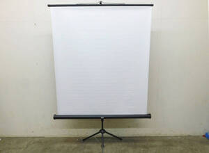  Sanwa Supply /SANWA 60 type corresponding independent / tripod type projector screen PRS-S60 used 