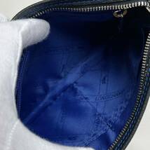 【美品】Longchamp ロンシャン　シボ革　ストラップ　ポーチ　ペンケース　小物入れ　メイクポーチ_画像5