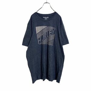 Hurley 半袖 プリント Tシャツ XL ネイビー ハーレー ビッグサイズ スポーツ 古着卸 アメリカ仕入れ a407-5240