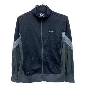 NIKE ジャージ レディース Lサイズ ナイキ DRI-FIT ドライフィット スポーツ ブラック グレー 古着卸 アメリカ仕入 t2301-3010