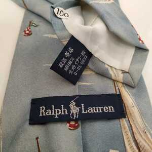 Ralph Lauren(ラルフローレン)スカイブルーヨットネクタイ