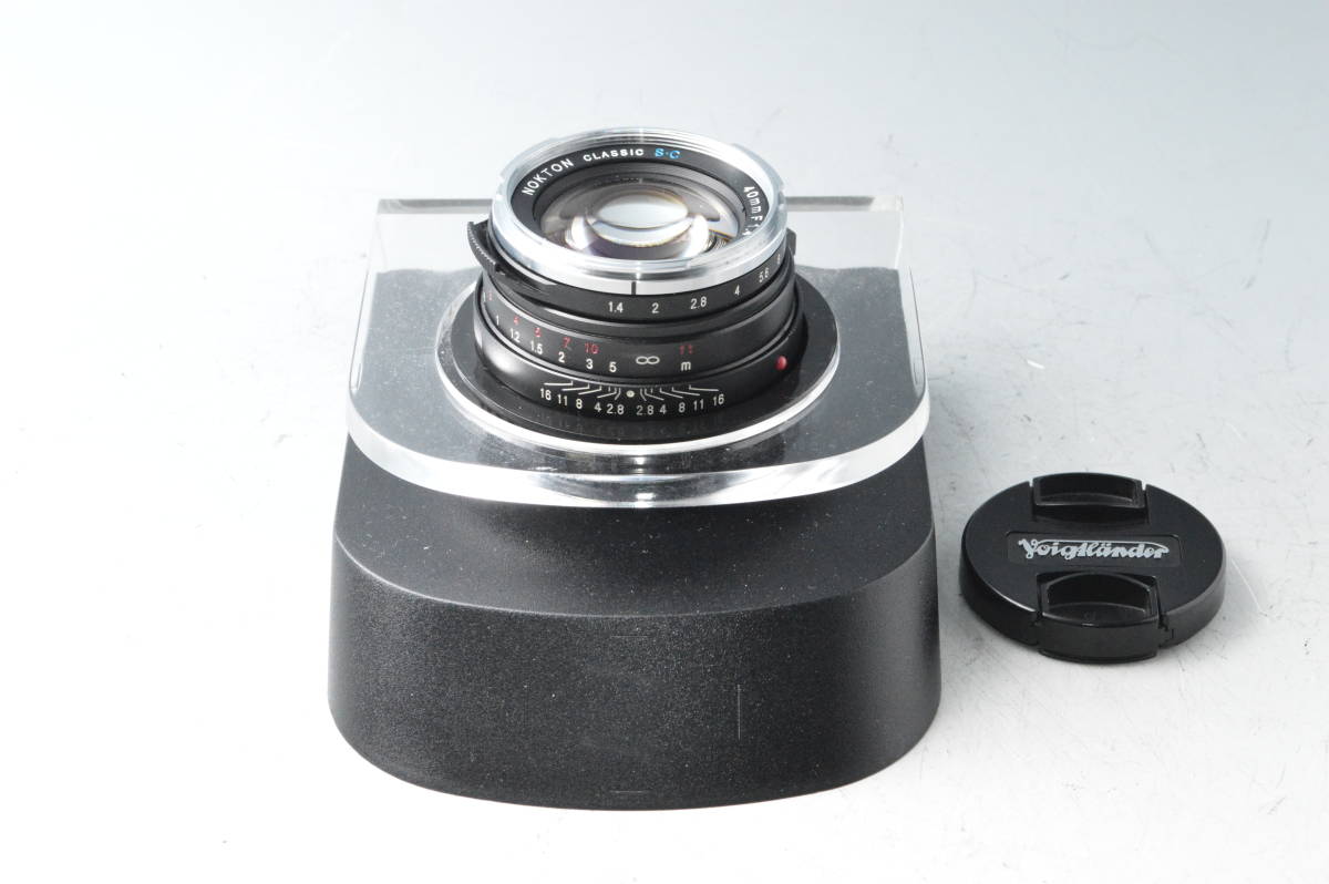 工場直送 VoightLander 単?点レンズ NOKTON classic 40mm F1.4 S.C.単