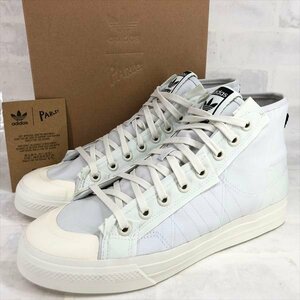 adidas アディダス 箱有 NIZZA HI PARLEY ニッツァ ハイ パーレイ ハイカット スニーカー SIZE: 28cm ホワイト MH632023012407