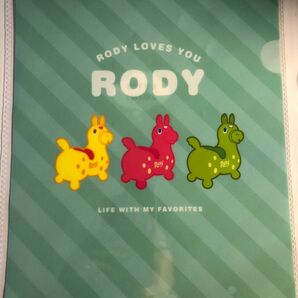クリアファイル　A４サイズ　RODY　ロディ　ロバの遊具　ロディちゃん