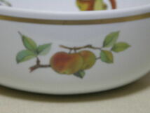 ロイヤルウースター　ROYAL WORCESTER　ボウル　大鉢　新古　箱なし　②　10-0　1961　Evesham_画像10