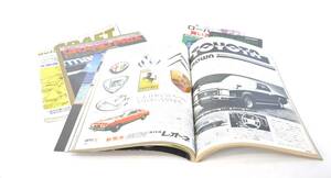 昭和ビンテージ カービート特別編集GRAND PRIX、別冊CARトップ ’77外車国産最新人気車アルバム、autoCRAFT３月号等 全5冊 TAK501