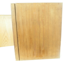 昭和ビンテージ 本木漆芸 吸物膳三膳揃え 木箱付き 一辺の長さ28.5cm 高さ5cm 木製の質素でしっかりした作りが味わいの吸物膳です。 TAK501_画像10