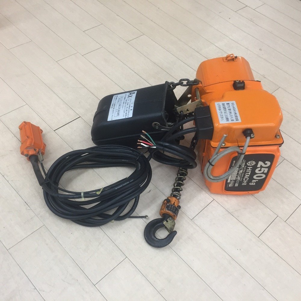 入園入学祝い ホイスト チェーンホイスト 日立 6m 450kg 200V 工具