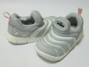 NIKE DYNAMO FREE SE TD シルバー ピンク 16cm ナイキ ダイナモ フリー キッズ スリッポン 運動靴 グレー DV2961-100