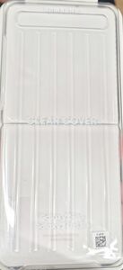 新品未使用【Galaxy純正 国内正規品】Galaxy Z Flip/5G用 Clear Cover EF-QF707CTEGWW