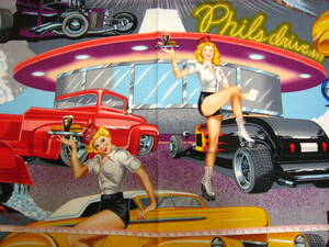 USA　アレキサンダー ヘンリー phil's drive-in 　車と女性 フィルズ ドライブイン　56cm