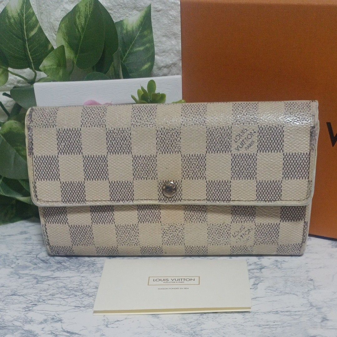 ルイヴィトン ダミエ ポルトフォイユ ヴィエノワ N61674 二つ折り財布