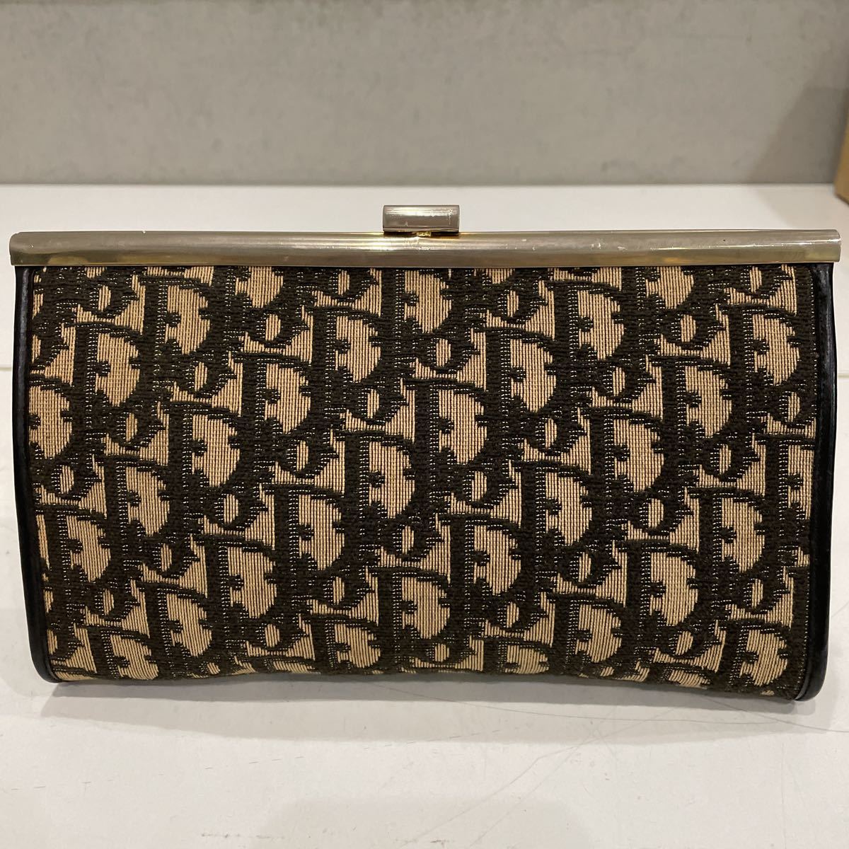 4個まで郵便OK Dior クリスチャン ディオール トロッター がま口ポーチ 4個まで郵便OK Dior クリスチャン ディオール トロッター がま口ポーチ