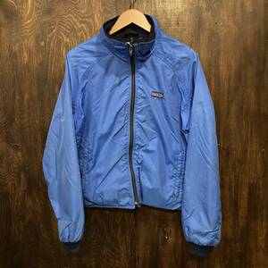 Patagonia パタゴニア 80〜90s シェルドシンチラジャケット 青 ヴィンテージ Rマーク アメリカ製