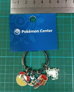  2005 ポケモンセンター 限定 4連 キーホルダー グラードン ポケモン Pokemon Center Groudon Kyogre key ring holder chain strap mascot