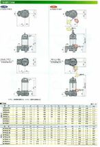 鶴見製作所 海水用 水中チタンポンプ 50TMA21.5 三相200V 60Hz 自動形 　送料無料 但、一部地域除 代引/同梱不可_画像4