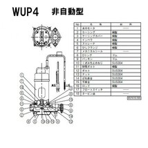 川本ポンプ カワペット WUP4-506-0.4S 単相100V 60Hz 非自動型 　送料無料 但、一部地域除 代引/同梱不可_画像4