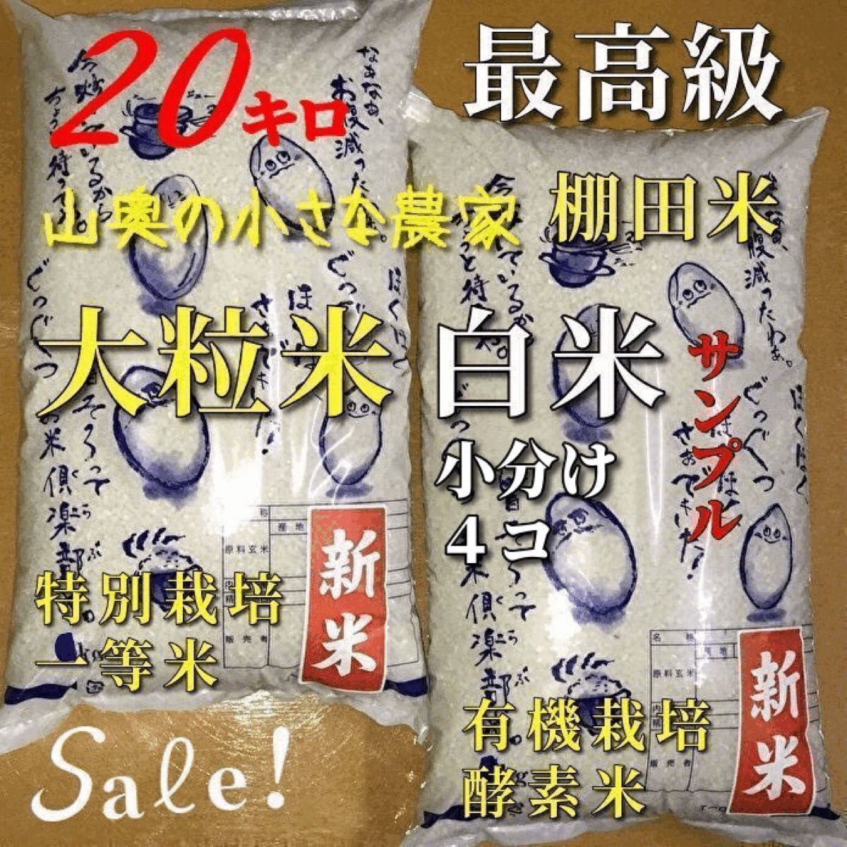 新米ミルキークイーン　酵素米　お米　玄米５ｋｇ「標準白米に精米」