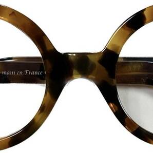 フランス製 新品本物 マツケリー素材 Maryll 丸メガネ フレームフランス べっ甲柄 / Frame France マリル の画像1