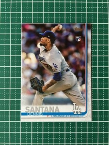 即決のみ！★TOPPS MLB 2019 SERIES 1 BASEBALL #95 DENNIS SANTANA【LOS ANGELES DODGERS】ベースカード ルーキー RC 19★同梱発送可能！