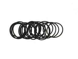 【難あり】CD/DVD/BDドライブ修理パーツ 角ベルト 折長38mm(内径約23mm) 幅1mm 20本セット 光学ドライブ 駆動系消耗パーツ修理交換用