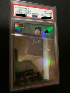 Topps finest 菊池雄星　カード　card PSA10 99 シリアル　2019 トップス　rc ルーキー