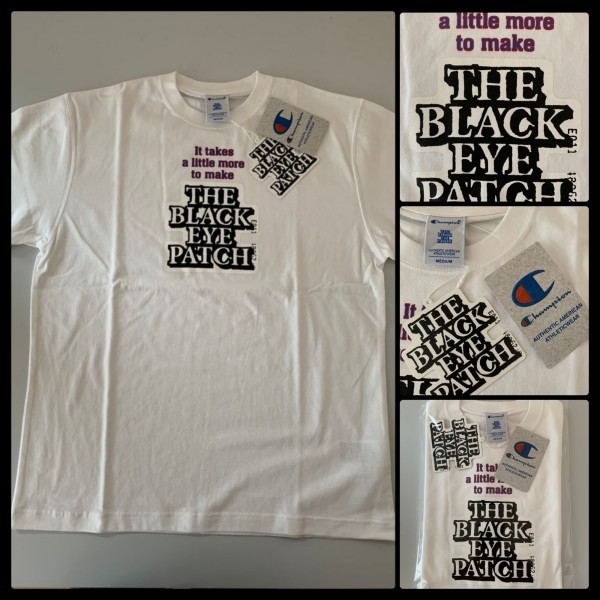 BLACK EYE PATCH BEWARE OF BEP CREWSWEAT メンズファッション