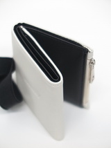 SALE30%OFF/Ground Y・グラウンドワイ/Eco leather threefold mini wallet/WHITE_画像4