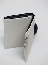 SALE30%OFF/Ground Y・グラウンドワイ/Eco leather threefold mini wallet/WHITE_画像5