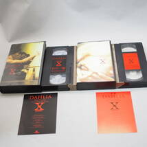 DAHLIA THE VIDEO VISUAL SHOCK #5 PART1 PART2　2本セット/VHS ビデオテープ　X　JAPAN　現状品_画像1