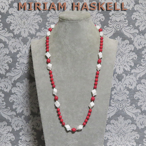 ◆ Мириам Хаскел: Мандарин и Ширабиши -Длинное ожерелье: винтажные украшения костюма