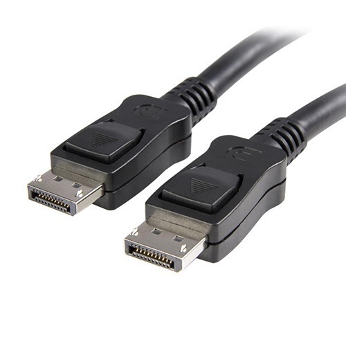 【高品質】StarTech.com ラッチ付き DisplayPort 1.2 2m DisplayPort/ DP Monitor 4K (オス/オス) DISPL2M