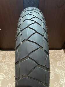 中古MCタイヤ 2022年製造 MICHELIN 2CT ANAKEE ADVENTURE 120/70R19 ミシュラン アナキー アドベンチャー 120 70 19 0822 A2158