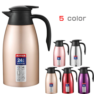  flask stainless steel bottle vacuum insulation mug stainless steel bottle 2L heat insulation . keep cool . high capacity office life stainless steel pot 5 сolor selection possible 