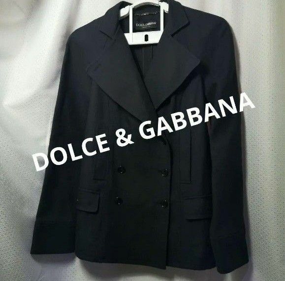 DOLCE & GABBANA　ダブルテーラードジャケット　ブラック