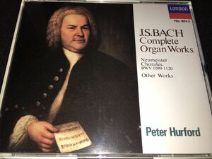 廃盤 3CD バッハ オルガン曲 ハーフォード ノイマイスター・コラール プレリュード フーガ トリオ リチェルカーレ 全 5 Bach Organ Hurford