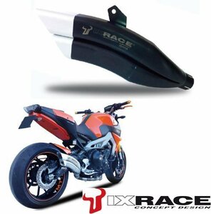 【送料800円】IXRACE YAMAHA ヤマハ MT 09 13-15/TRACER 2015 Z7B ツインアップ スリップマフラー