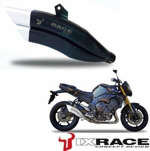 IXRACE YAMAHA ヤマハ FZ8 10-14 Z7B ツインアップ スリップマフラー【送料800円】