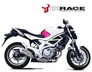 【送料800円】IXRACE SUZUKI スズキ SFV 650 GLADIUS 09-14 Z7 ツインアップ スリップマフラー