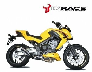 IXRACE HONDA ホンダ CBR 650 F '15/CB 650 F 14-15 Z7B ツインアップ スリップマフラー【送料800円】