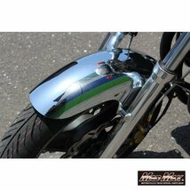 MADMAX バイク用品 KAWASAKI カワサキ ゼファー1100 フロントフェンダー メッキ/ZEPHYR1100 ゼファー1100RS 補修 修理【送料800円】_画像6