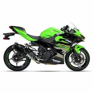 IXIL KAWASAKI NINJA400 '18-'19 (EX400G)/Z400 '19 (EX400G) L3N デュアル ラウンド ブラック スリップオン マフラー【送料800円】