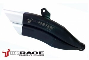 【送料800円】IXRACE KAWASAKI Z1000/SX '10-'18 Z7B デュアル スクエア 左右2本出し マフラー