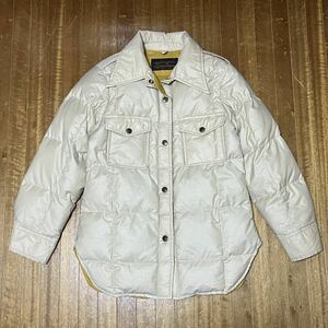  Eddie Bauer EDDIE BAUER пуховик чёрный бирка стойка mid Goose down рубашка жакет 70s 80s Vintage 