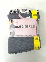 新品■BCBG GIRLS 女の子 パジャマ 4点セット もこもこ あったかい♪ S 7/8 7-8歳 豹柄 ピンク_画像1